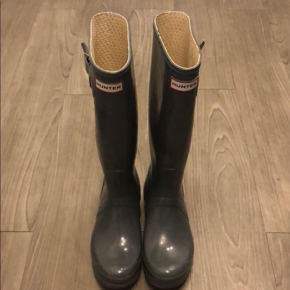 Hunter Original Gray Tall Rain Boots